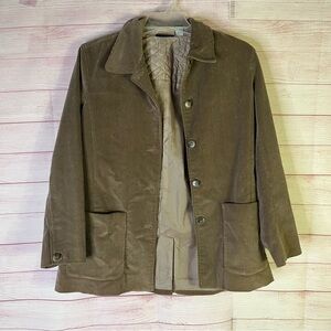 Liz‎ Claiborne Liz Sport Petite Corduroy Jacket Size PM